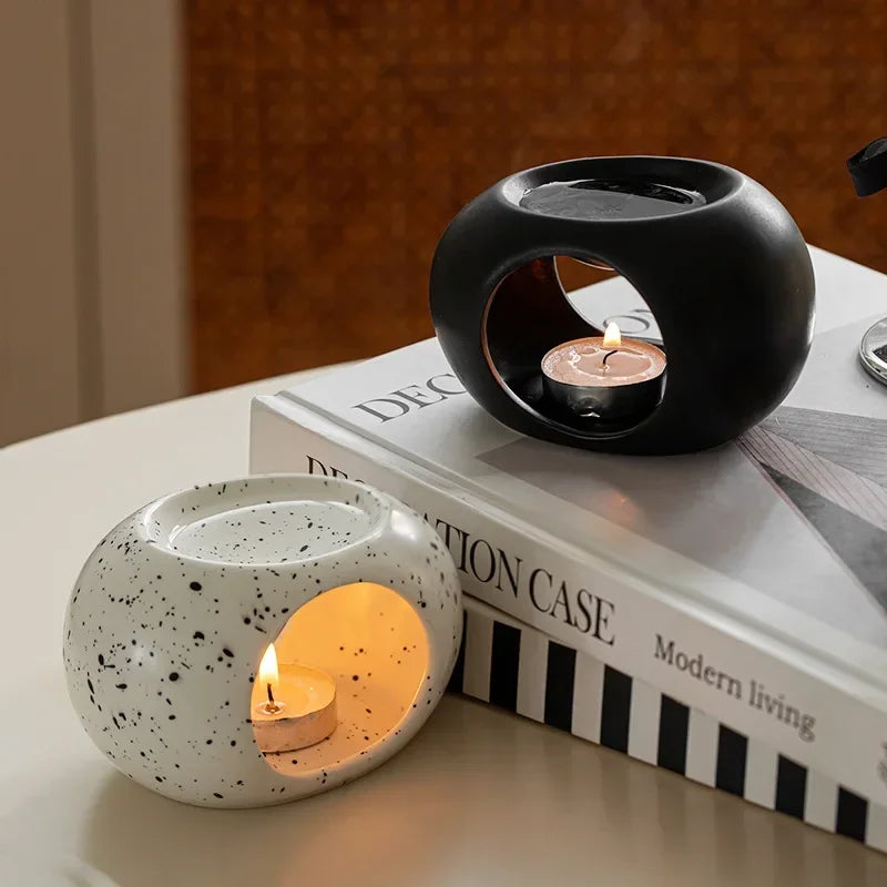 Ceramic Aromatherapy Burner | Essential Oil & Incense Diffuser