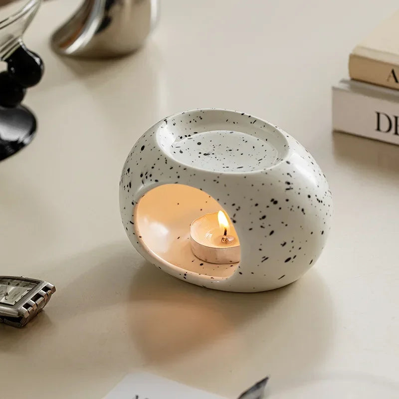 Ceramic Aromatherapy Burner | Essential Oil & Incense Diffuser