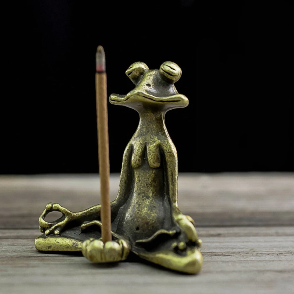 Moonlit Frog Incense Holder