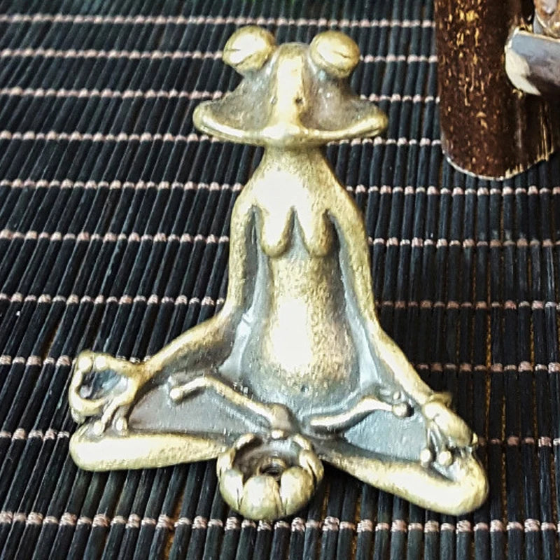 Moonlit Frog Incense Holder