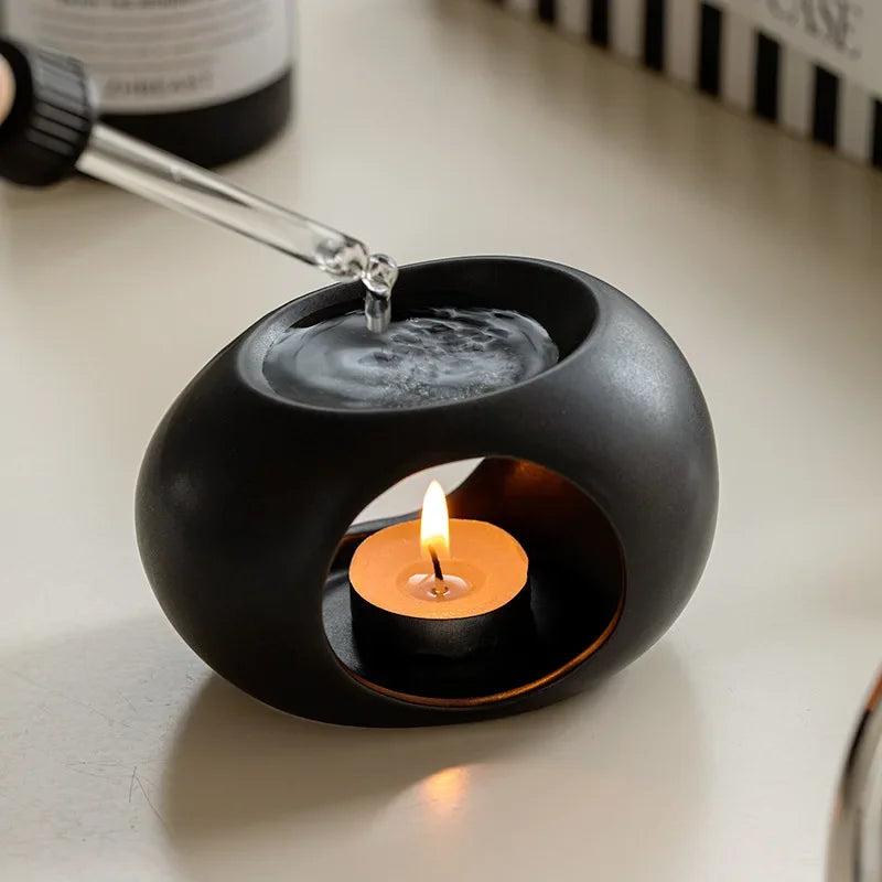 Ceramic Aromatherapy Burner | Essential Oil & Incense Diffuser