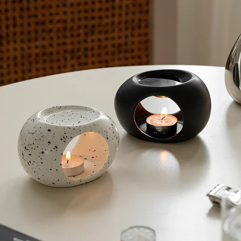 Ceramic Aromatherapy Burner | Essential Oil & Incense Diffuser