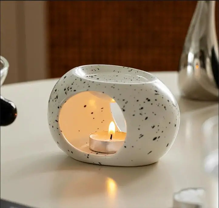 Ceramic Aromatherapy Burner | Essential Oil & Incense Diffuser